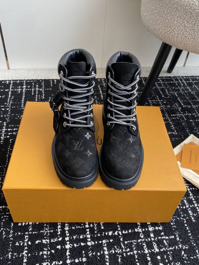 代购级 Louis Vuitton X Timberland联名 Via Instagram Lv 24Ss 早秋 添柏岚 大黄靴 今年 1月 Lv 2024秋